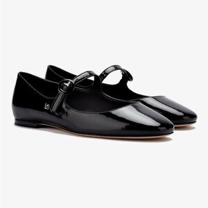 Larroudè - Blair Ballet Flat In Black Patent